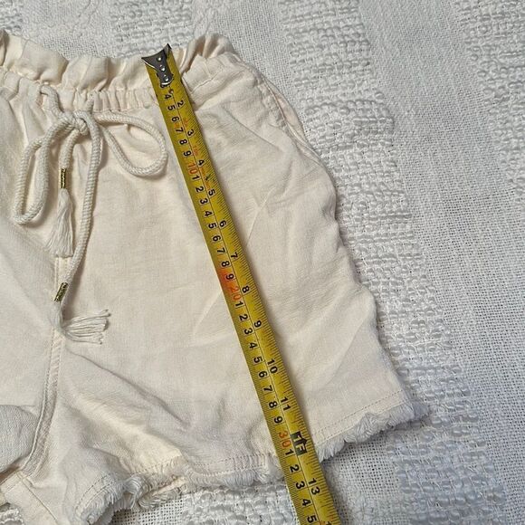 MANGO off white High-Waist Shorts - Summer Vacation - Picture 8 of 11
